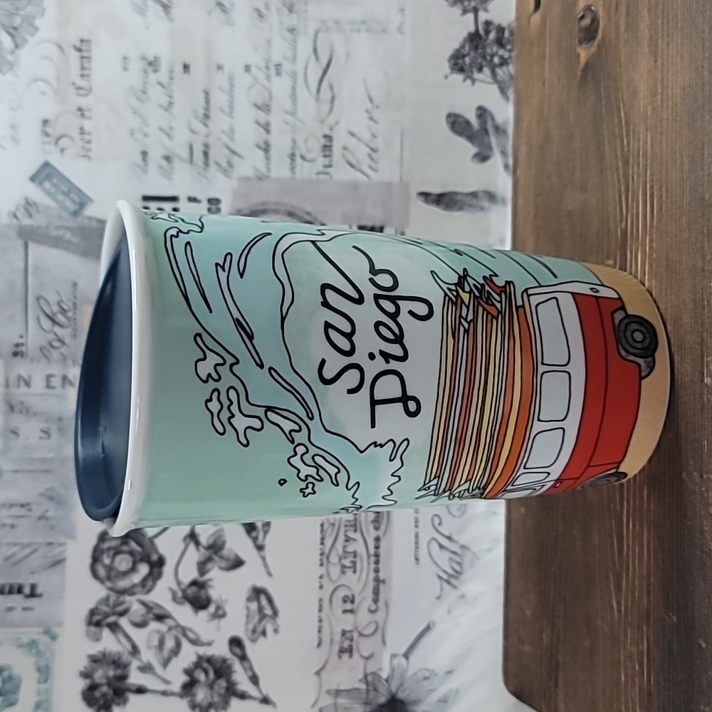 Starbucks San Diego Traveler 12oz Local Collection Double Wall Ceramic 2016